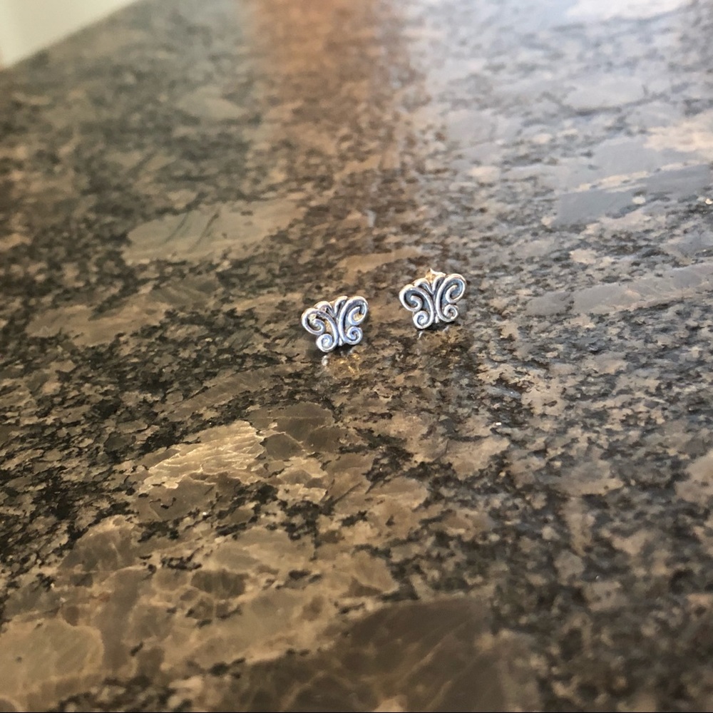 James Avery Garden Butterfly Ear Posts